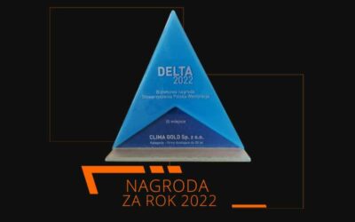 Nagroda DELTA za 2022 dla Clima Gold